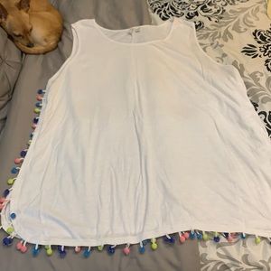 NWOT tank top/beach cover up